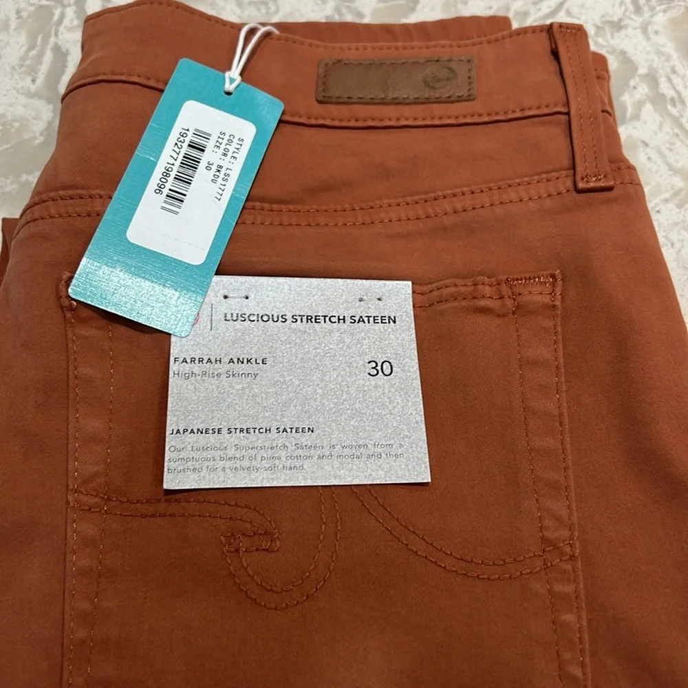 AG Adriano Goldschmied Women's Sateen Farrah Skinny Ankle - Picture 6 of 9